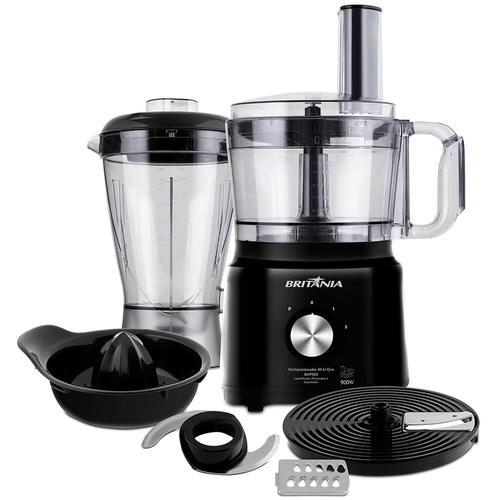 Multiprocessador Britânia, 900W, 2 Velocidades, Função Pulsar, Preto - All In One BMP900 é boa?