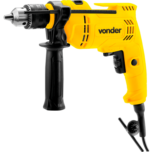 Furadeira de Impacto Vonder, 1 Chave Mandril, 1 Punho Auxiliar, 550W - FIV550N Menor preço em Furadeira de Impacto Vonder, 1 Chave Mandril, 1 Punho Auxiliar, 550W - FIV550N