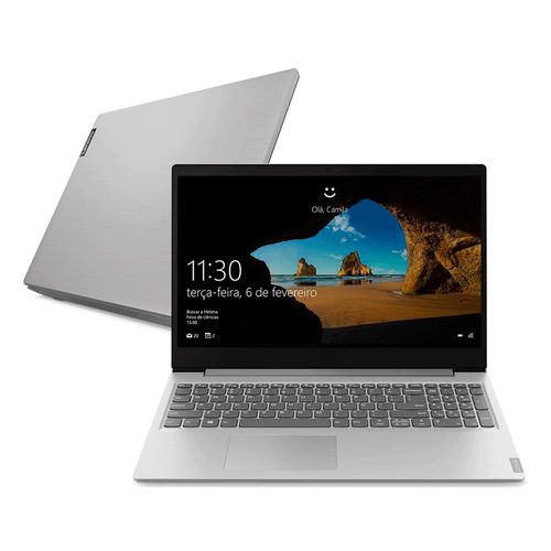 Notebook - Lenovo 81v7000cbr Amd Ryzen 3-3200u 2.60ghz 8gb 256gb Ssd Amd Radeon Rx Vega 3 Windows 10 Home Ideapad S145 15,6" Polegadas