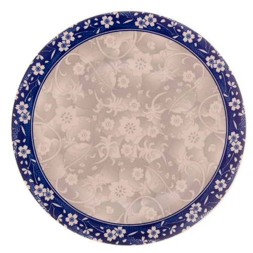 Prato Raso Blue Garden Lyor, Porcelana, Azul, 26cm - 8595 Menor preço em Prato Raso Blue Garden Lyor, Porcelana, Azul, 26cm - 8595