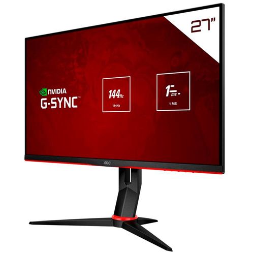 Monitor Gamer 27 AOC Hero 27G2/BK - Full HD - 144Hz - 1ms - Rotação e Ajuste de altura - NVIDIA G Sync - DisplayPort/HDMI - Monitor 27 AOC Gamer Hero 27G2BK - Full HD - 144Hz - 1ms - Rotação e Ajuste de altura - NVIDIA G Sync - DisplayPortHDMI Menor preço em Monitor Gamer 27 AOC Hero 27G2/BK - Full HD - 144Hz - 1ms - Rotação e Ajuste de altura - NVIDIA G Sync - DisplayPort/HDMI - Monitor 27 AOC Gamer Hero 27G2BK - Full HD - 144Hz - 1ms - Rotação e Ajuste de altura - NVIDIA G Sync - DisplayPortHDMI
