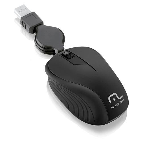 Mouse Multilaser Retratil Preto MO231 - Mo231 Menor preço em Mouse Multilaser Retratil Preto MO231 - Mo231