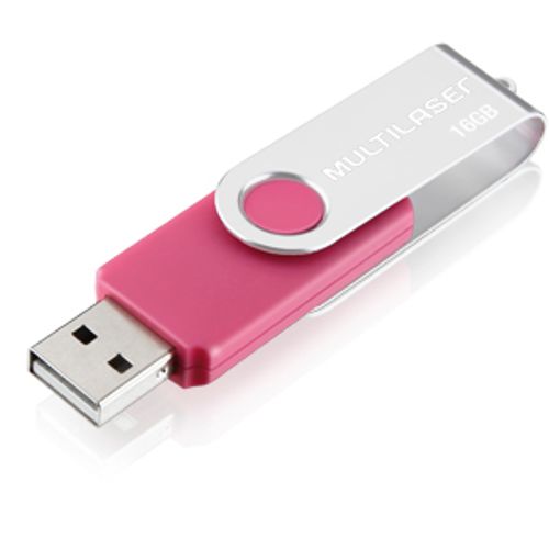 Pendrive Twist Rosa 16Gb Multilaser - PD688 - Pendrive Twist Rosa 16GB Multilaser - PD688 Menor preço em Pendrive Twist Rosa 16Gb Multilaser - PD688 - Pendrive Twist Rosa 16GB Multilaser - PD688