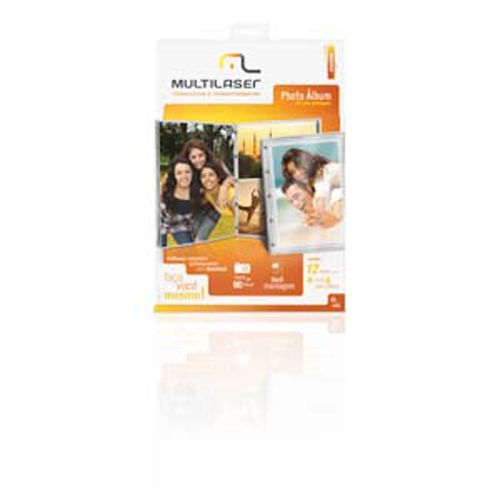 Papel Multilaser Fotografico 10X15 230G/M2 20Fls - PE013 Menor preço em Papel Multilaser Fotografico 10X15 230G/M2 20Fls - PE013