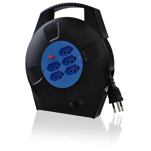 Extensão Carretilha 5 Tomadas 10M - WI279 Menor preço em Extensão Carretilha 5 Tomadas 10M - WI279