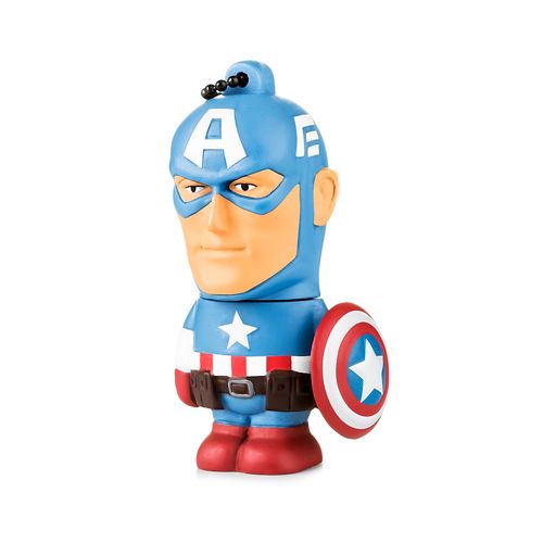 Pendrive Multilaser Marvel Vingadores Capitão America 8GB - PD080 Menor preço em Pendrive Multilaser Marvel Vingadores Capitão America 8GB - PD080