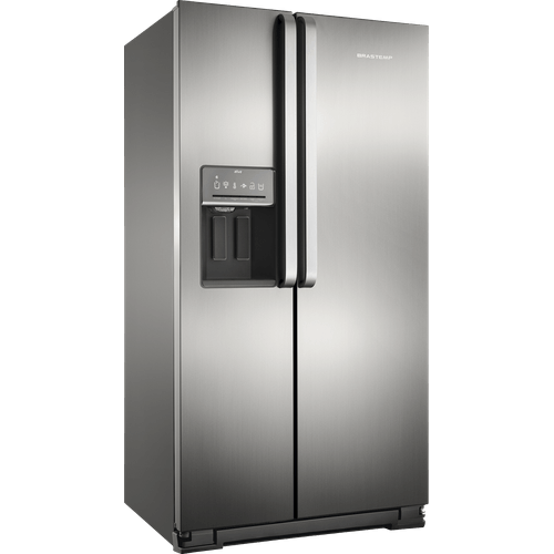 Geladeira / Refrigerador Brastemp Side By Side, Frost Free, 560L, Inox - BRS62CR Menor preço em Geladeira / Refrigerador Brastemp Side By Side, Frost Free, 560L, Inox - BRS62CR