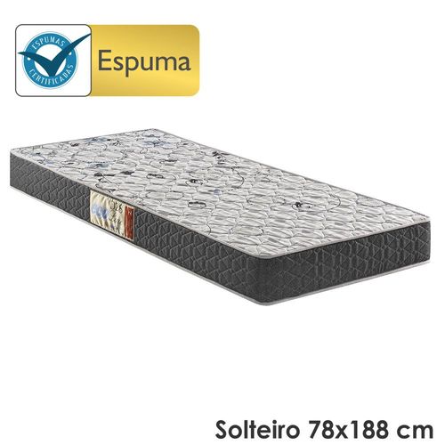Colchão Solteiro Espuma D28 Ecoline c/ Sistema Antiácaro, Antifungo e Antialérgico 78x188x14 cm Menor preço em Colchão Solteiro Espuma D28 Ecoline c/ Sistema Antiácaro, Antifungo e Antialérgico 78x188x14 cm