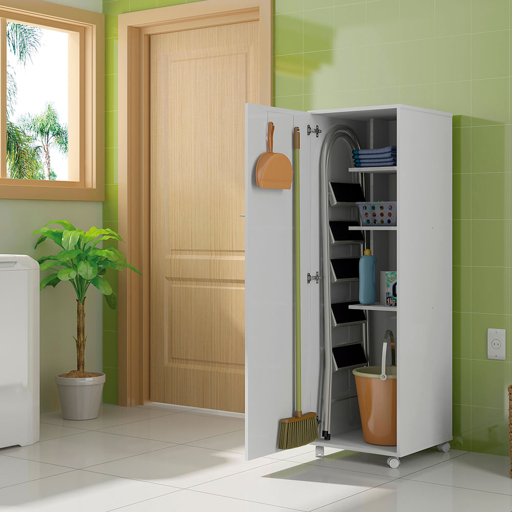 Armário Lavanderia e Organizador de ambientes Turim Cor Branco Brilho Novo Mundo Adesivo Quarto De Bebe Nuvens ~ Armário Lavanderia e Organizador de ambientes Turim Cor Branco Brilho Novo Mundo