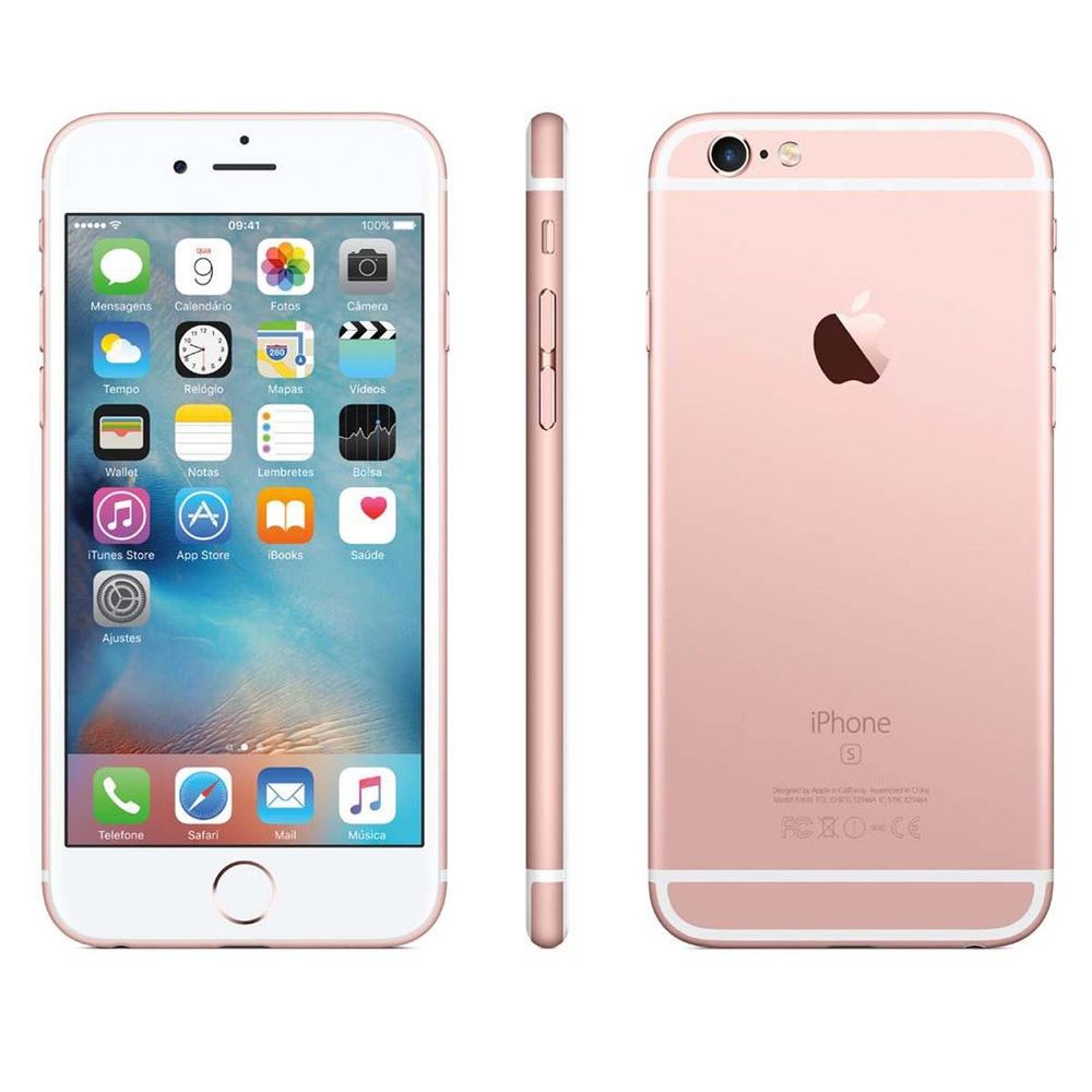 Celular iPhone 6S 16GB Tela 4,7" Apple Novo Mundo