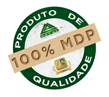 Selo 100% MDF Guarda-roupa Moval Mafra